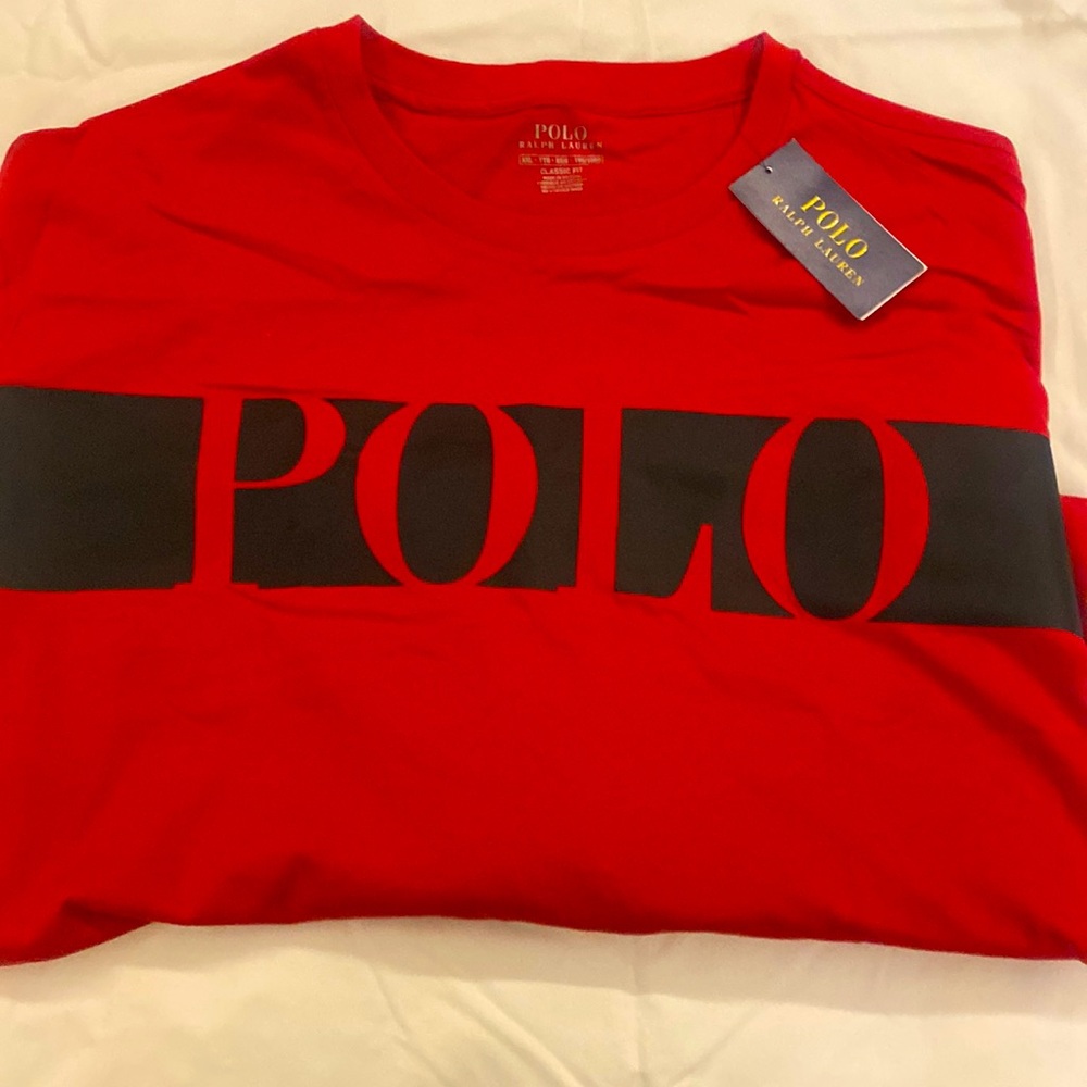 Polo Ralph Lauren red long sleeve shirt